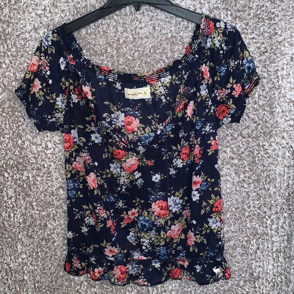 Abercrombie floral blouse